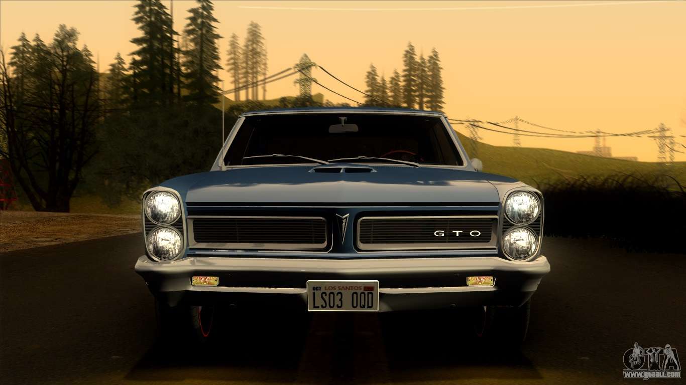 Pontiac Tempest Lemans Gto Hardtop Coupe 1965 For Gta San Andreas