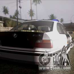 Gta sa bmw m3 german police car #3