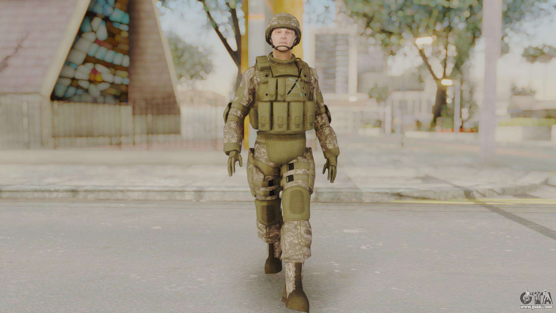 Us Army Urban Soldier From Alpha Protocol For Gta San Andreas