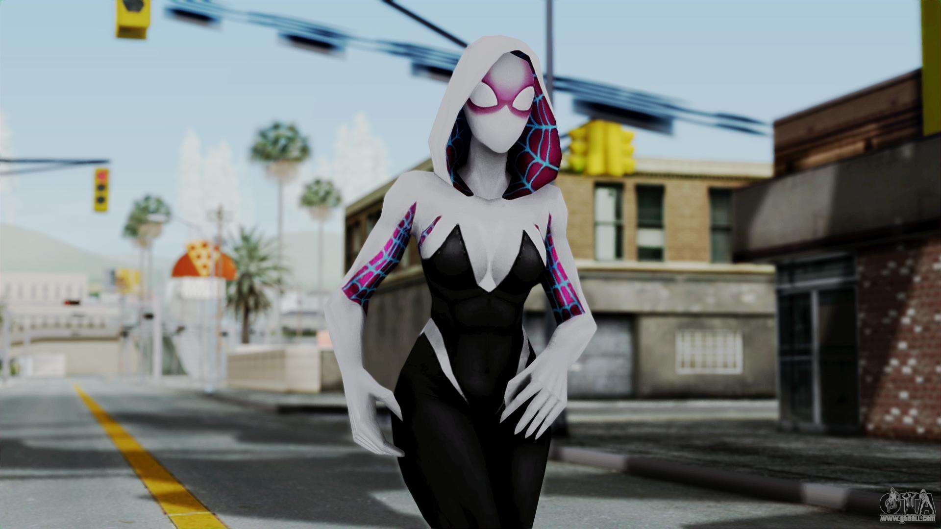 GTA-SA-Modificaciones: Spider Gwen