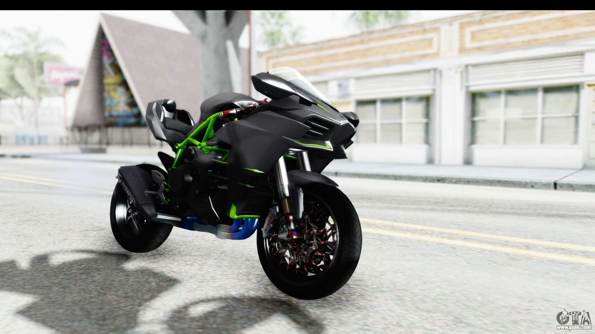 Kawasaki Ninja H2R Black for GTA San Andreas