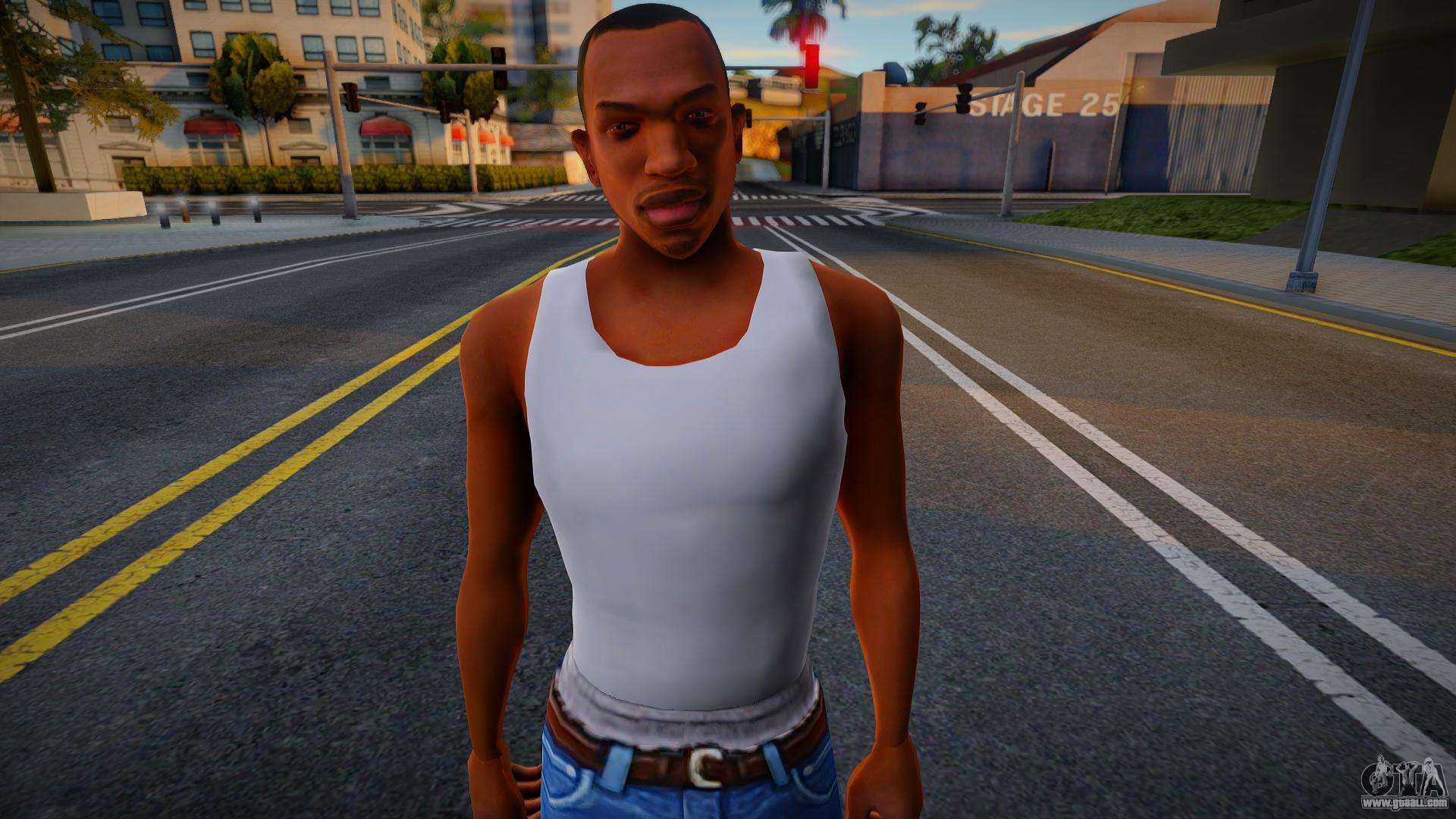 Gta San Andreas Definitive Edition I End Up Playing As A Half Naked