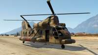 Western Cargobob (Miltiary) from GTA 5 - front view