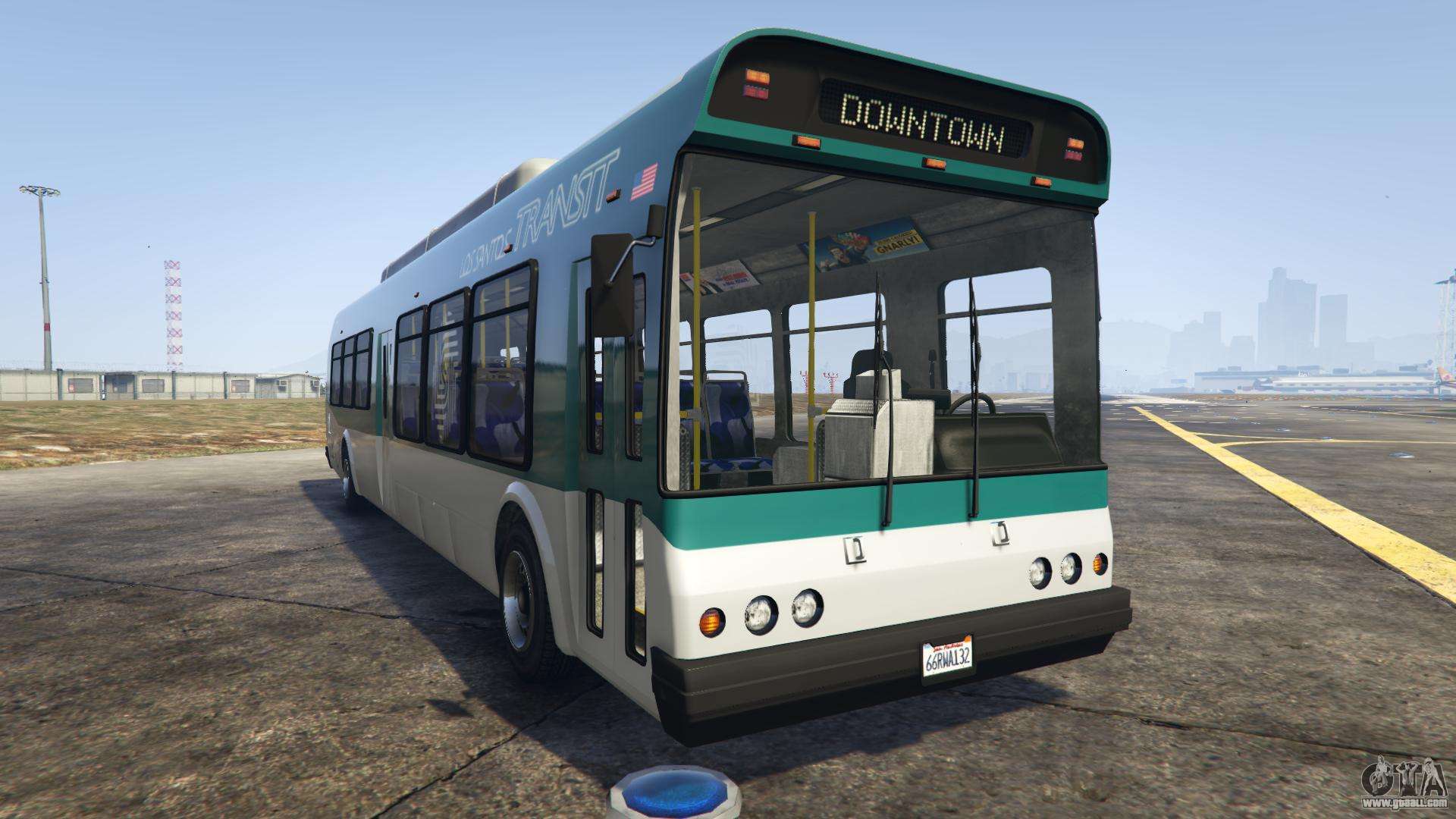 GTA 5 Brute Bus - front view