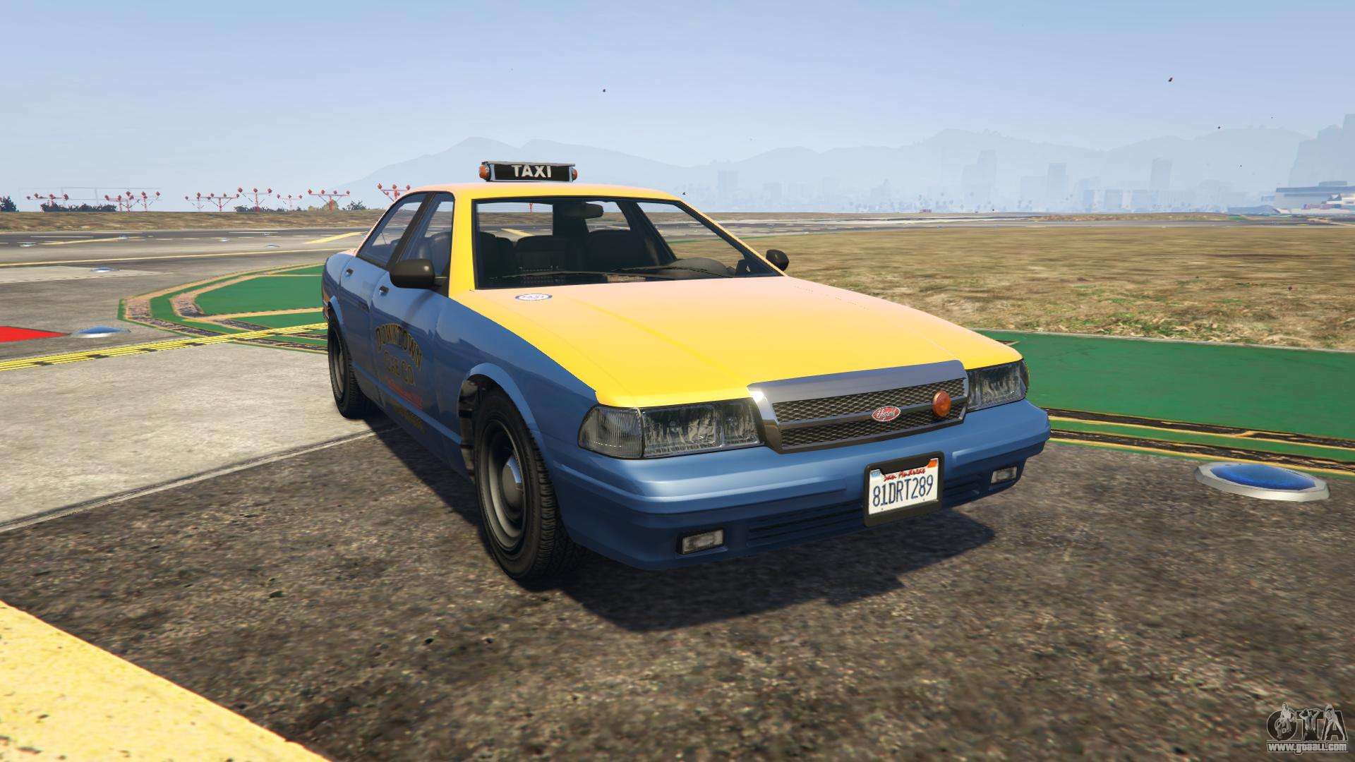 GTA 5 Vapid Taxi - front view