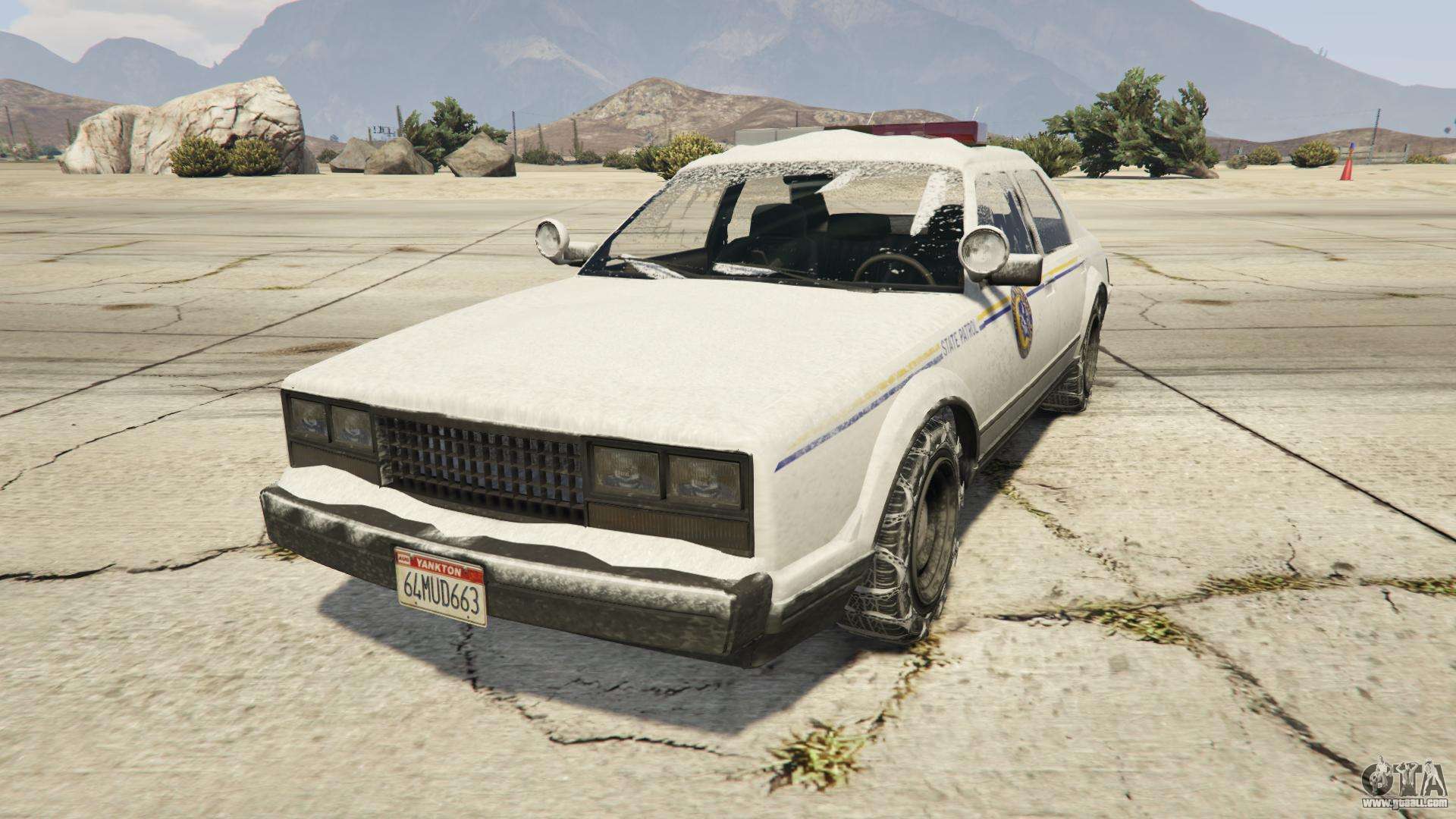 GTA 5 Albany Police Roadcrusier - front view