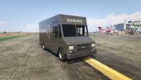 GTA 5 Brute Boxville Humane Labs - front view
