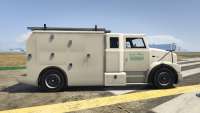 GTA 5 Brute Utility Truck Big Container - side view