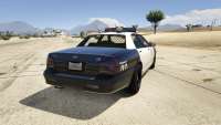 GTA 5 Vapid Police Cruiser - rear view