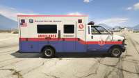 GTA 5 Brute Ambulance Mission Row San Andreas - side view