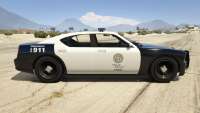 GTA 5 Bravado Buffalo Police - side view