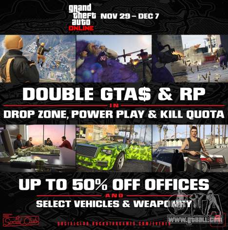 Update Creator and double bonus in GTA Online