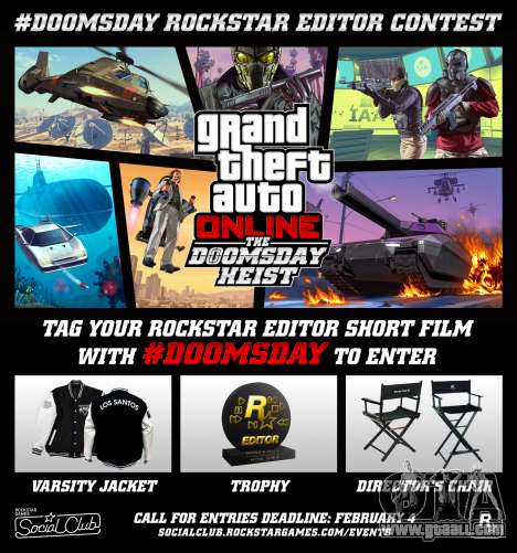 The contest editor Rockstar in GTA Online