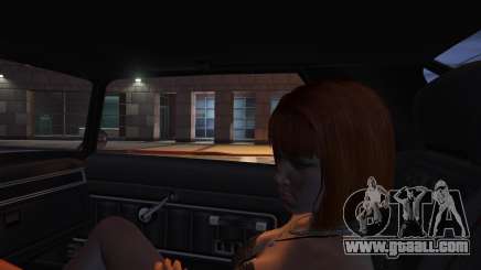 Prostitute in a car