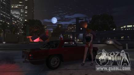 A prostitute in GTA 5