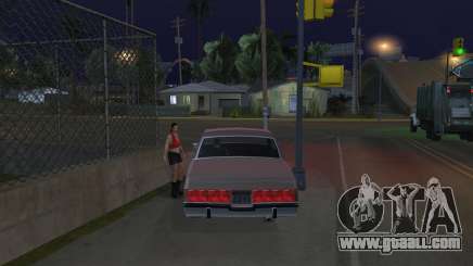 To pick up a girl in GTA SA