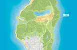 The location of the prison on the map in GTA 5