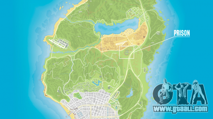 GTA 5 map with all notations