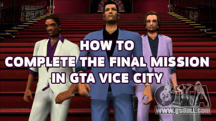 The passage of the last mission in GTA Vice City
