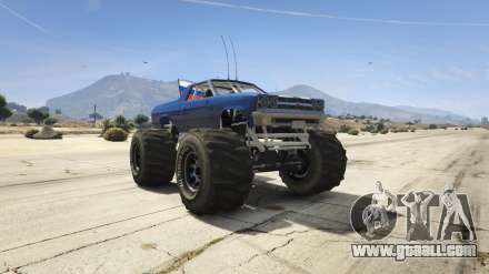 GTA 5 Cheval Marshall - screenshots, features and description of monstertruck.