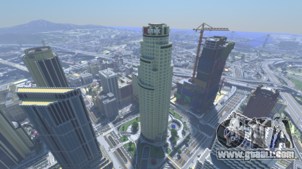 Map of GTA 5 recreated in Minecraft