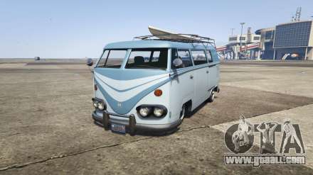 GTA 5 BF Surfer - screenshots, description and specifications of the van.