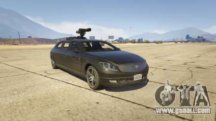 Benefactor Turreted Limo from GTA 5 - screenshots, features and description