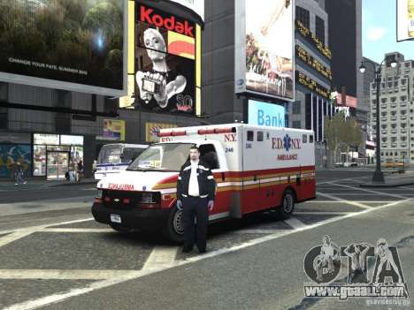 Chevrolet Ambulance FDNY v1.3 for GTA 4