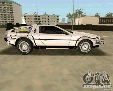 BTTF DeLorean DMC 12 for GTA Vice City