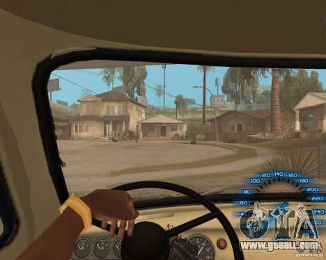 Behind the wheel for GTA San Andreas