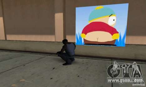South Park Grafitti Mod for GTA San Andreas