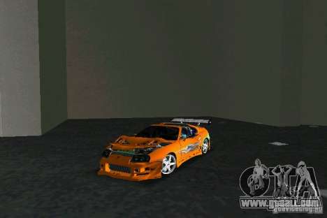 Toyota Supra Fast and the Furious for GTA Vice City