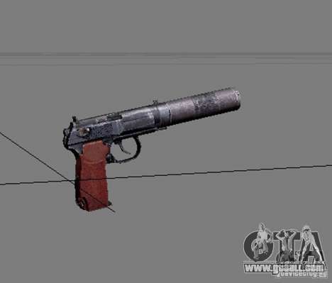 A set of weapons from stalker V2 for GTA San Andreas