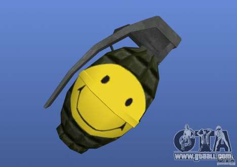 Smiley Granate for GTA 4