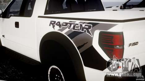 Ford F150 SVT Raptor 2011 for GTA 4