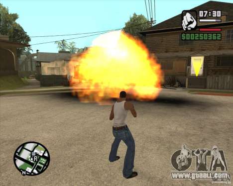 Blast (version for notebooks without Numpad) for GTA San Andreas