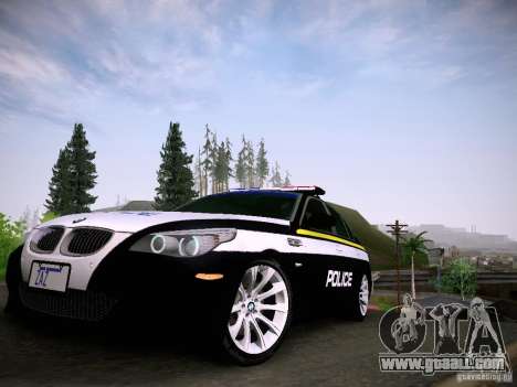 BMW M5 E60 Police for GTA San Andreas