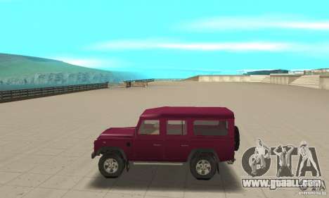 Land Rover Defender 110SW for GTA San Andreas