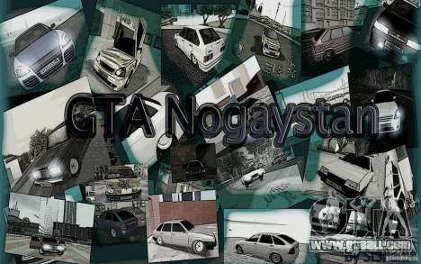 The menu of the game GTA Nogaystan for GTA San Andreas
