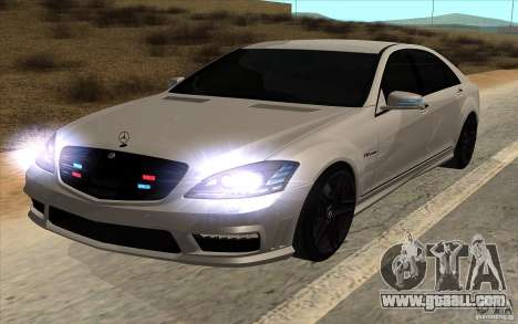 Mercedes-Benz S65 AMG with flashing lights for GTA San Andreas