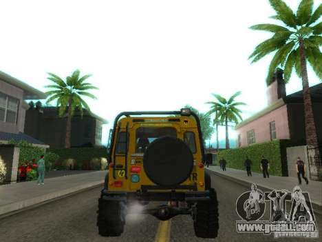 Land Rover Defender Off-Road for GTA San Andreas