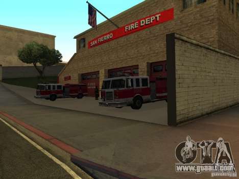 Vibrant Firehouse in SF for GTA San Andreas