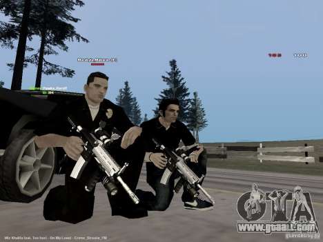 Black &amp; White guns for GTA San Andreas