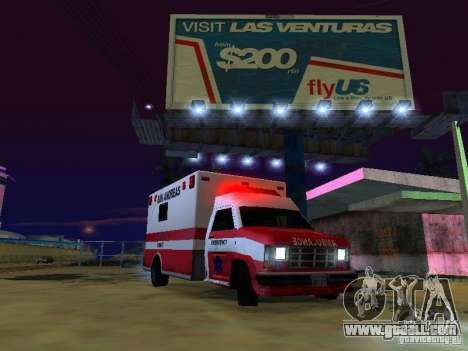Ambulance 1987 San Andreas for GTA San Andreas