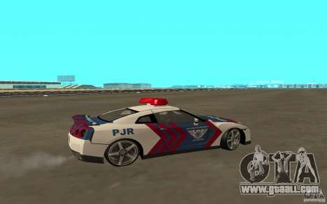 Nissan GT-R R35 Indonesia Police for GTA San Andreas