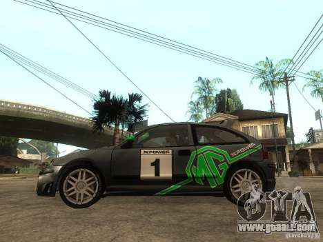 Rover MG ZR EX258 for GTA San Andreas