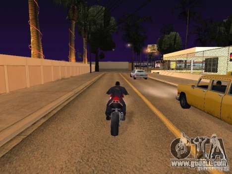 Motorcycle jump in my car for GTA San Andreas