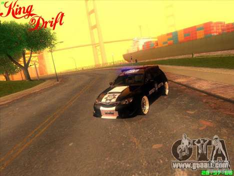 Subaru Impreza WRX Police for GTA San Andreas