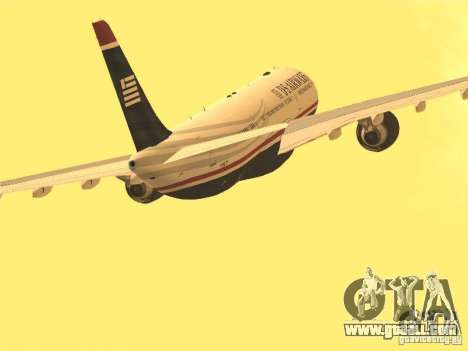Airbus A330-300 US Airways for GTA San Andreas