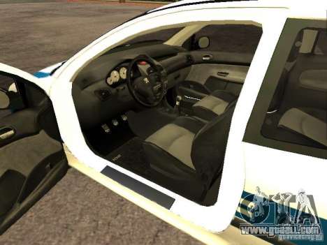 Peugeot 206 Police for GTA San Andreas